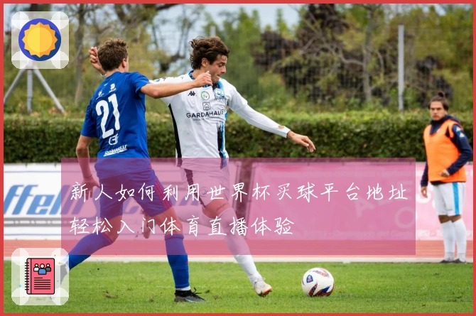 新人如何利用世界杯买球平台地址轻松入门体育直播体验