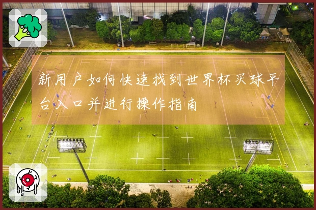 新用户如何快速找到世界杯买球平台入口并进行操作指南